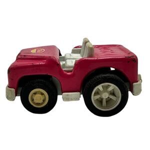Vintage Pink Tonka Jeep Metal Toy‎ Car Collectible Die-Cast